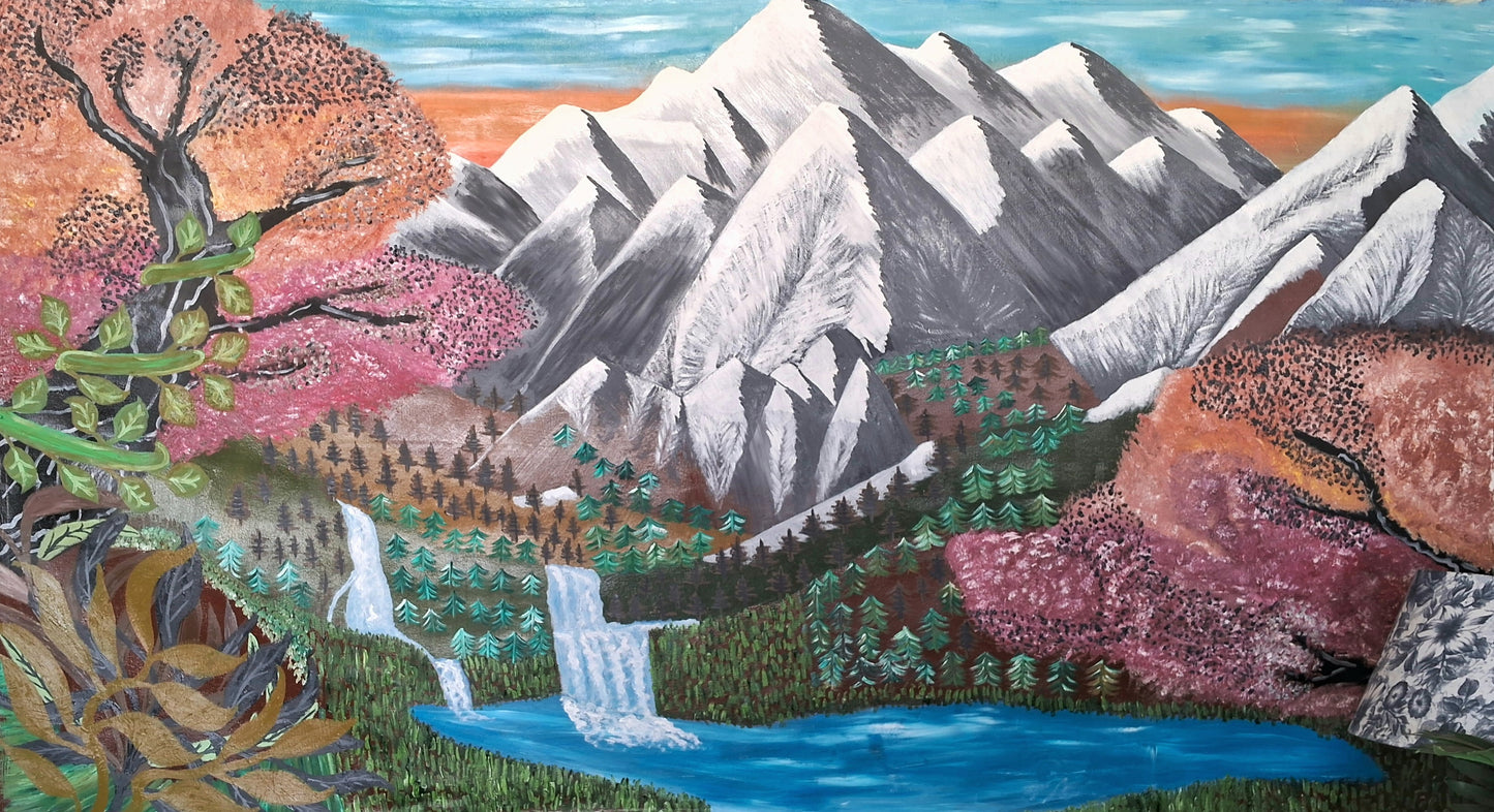 Oil Painting (Large) for Living Room/Office/Foyer