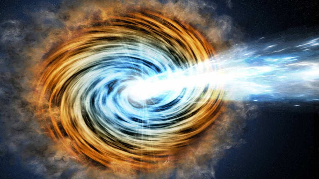 A #supermassive black hole is firing high-energy particle jet towards ...