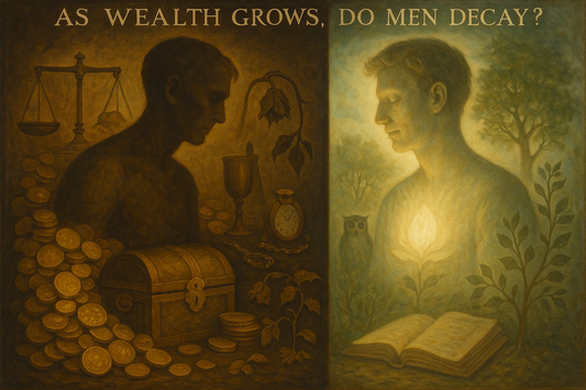 As Wealth Grows, Do Men Decay?