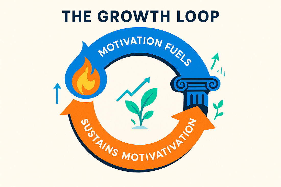 The Growth Loop: Motivation Fuels Discipline, Discipline Sustains Motivation