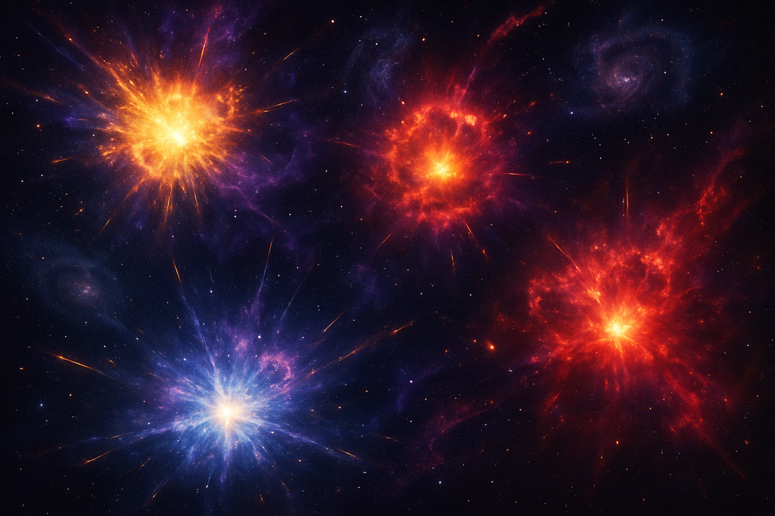 The Universe's First Fireworks