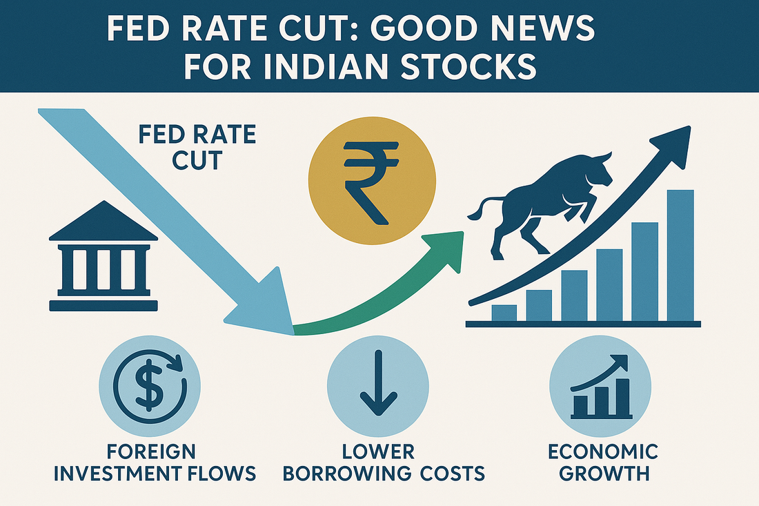 Why the Fed's Decision about rate-cut is a Good News for Indian Stocks